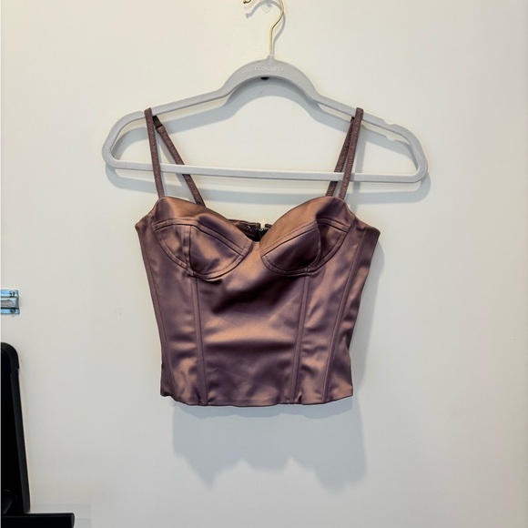 Aritzia Tops - Aritzia Wilfred Bustier Corset Top in Mauve